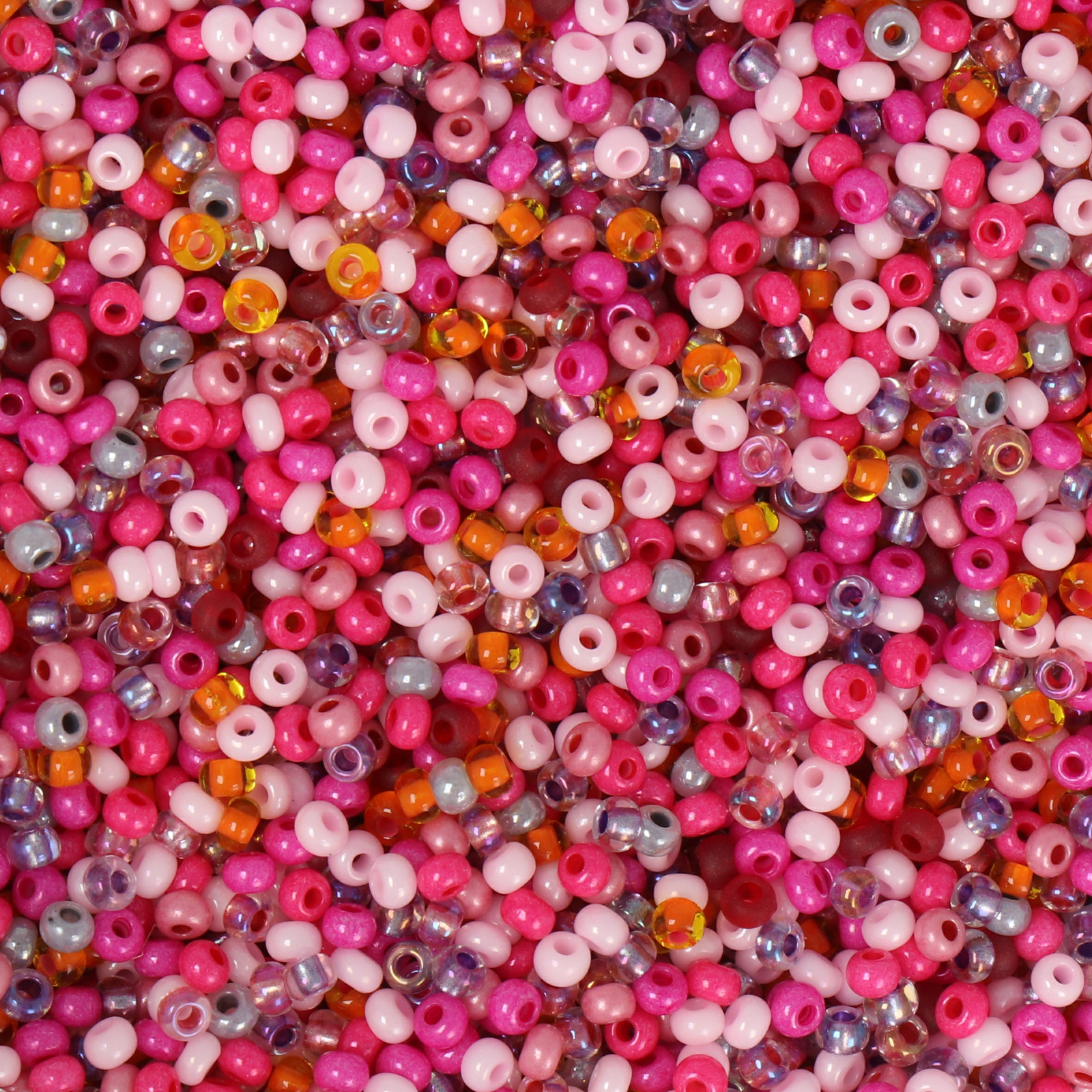 sattperlen preciosa rocailles 10/0 strawberry mix | 40gr