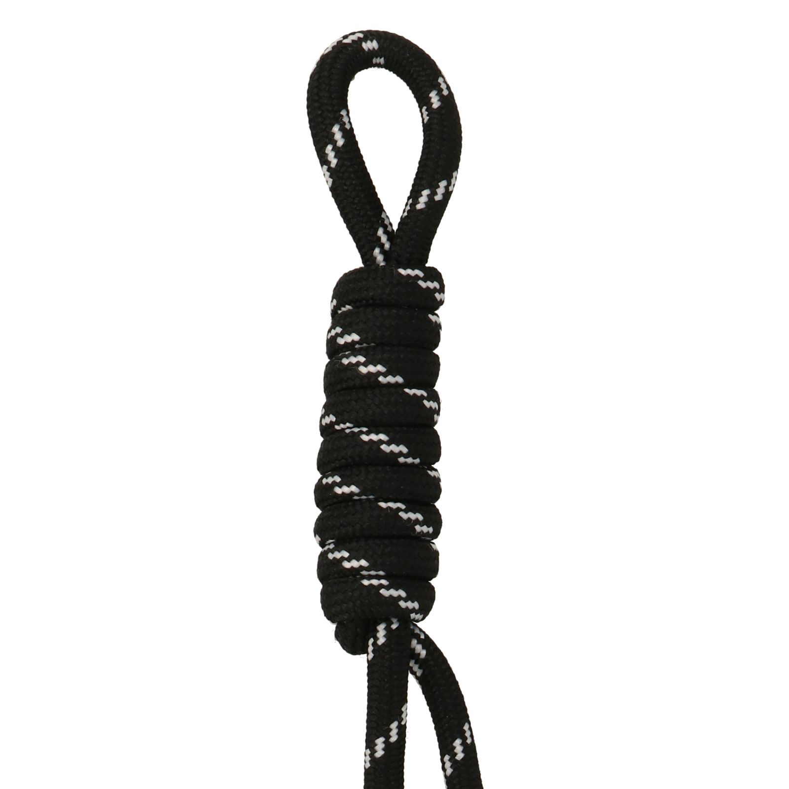 bag charms - paracord schlüsselanhänger taschenanhänger schwarz - 20cm | 4st