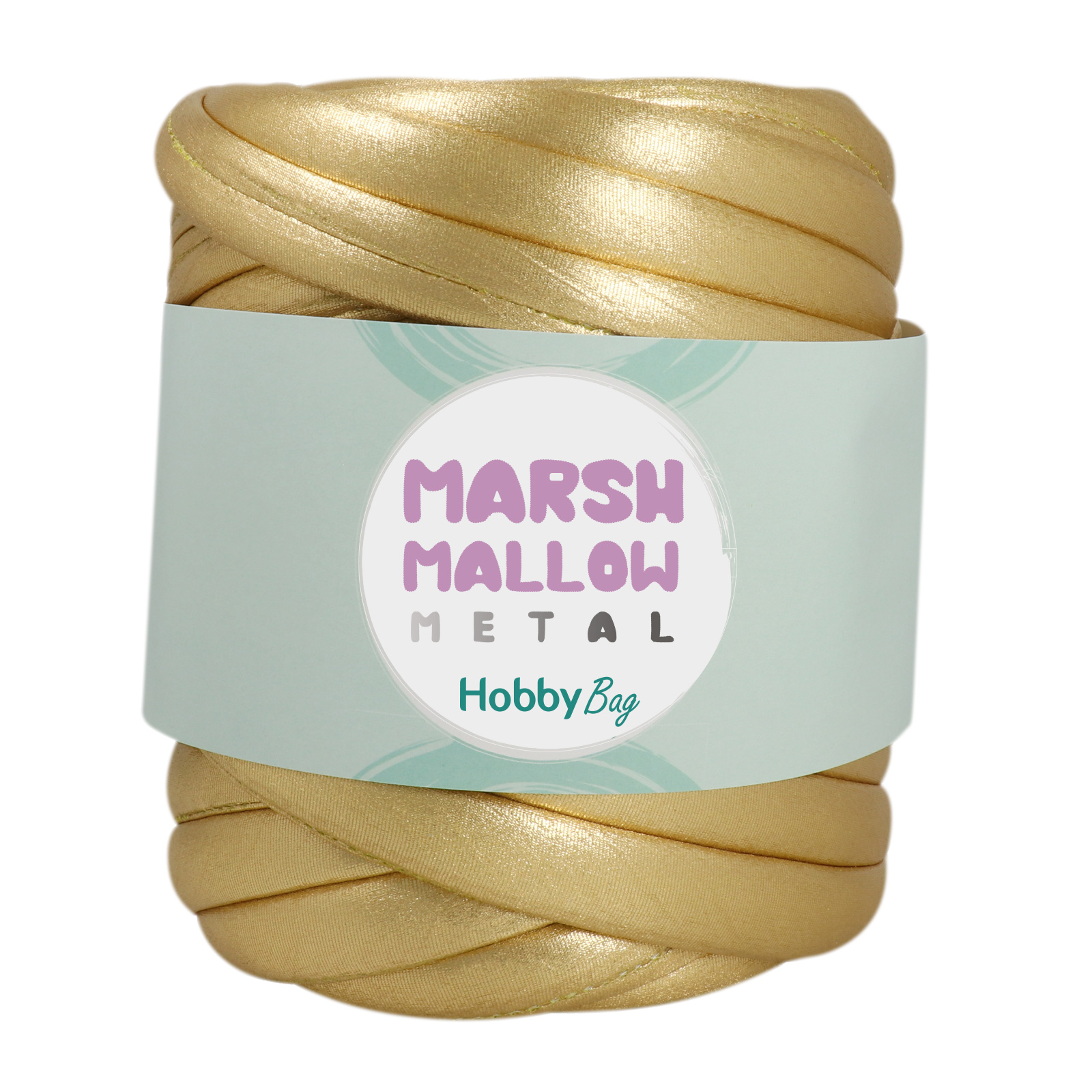 hobbybag marshmallow metal - gold - 500gr (25mt) | 1pc