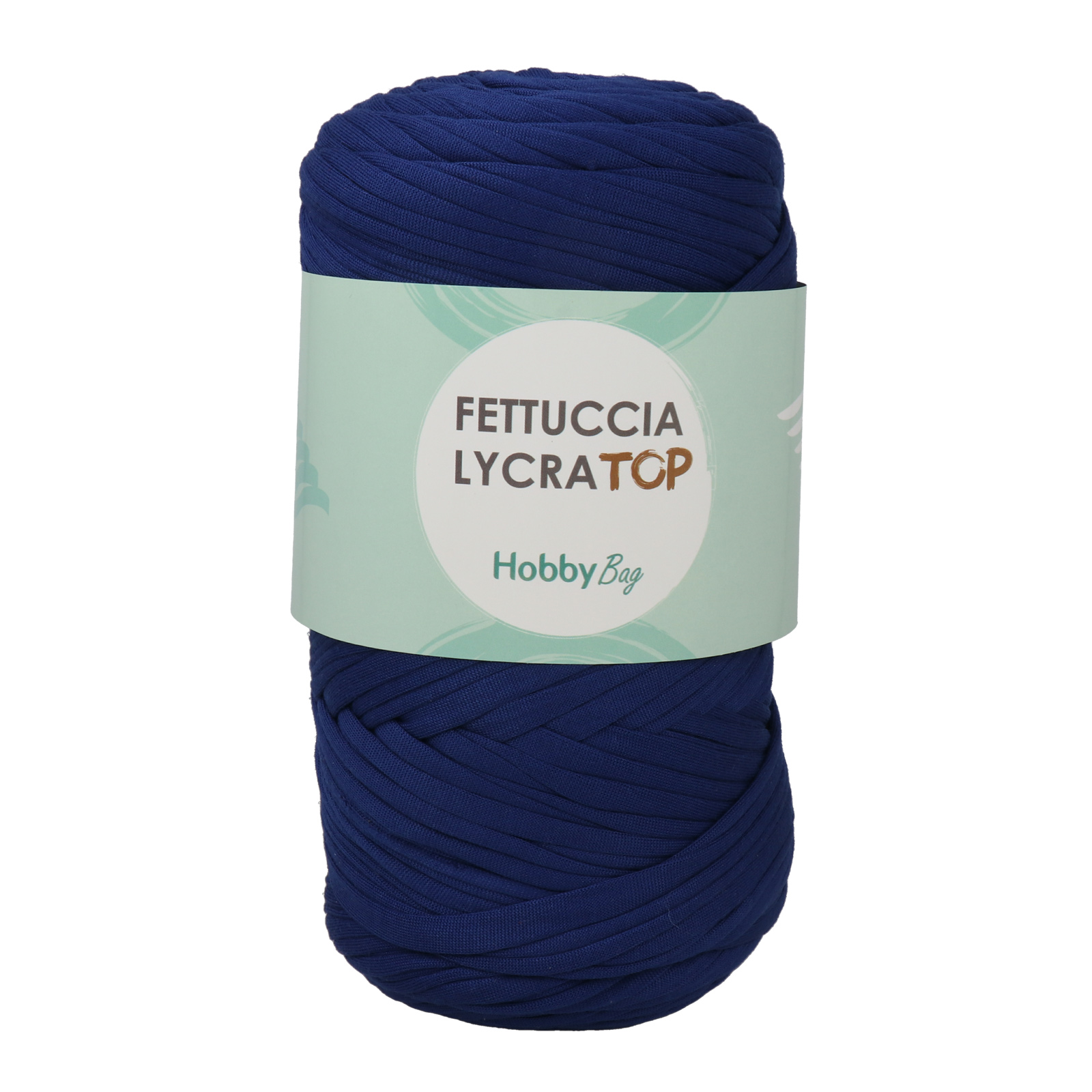 hobbybag t-shirt yarn fettuccia lycra top - elektrisches blau (26) - 400gr (105mt) | 1st