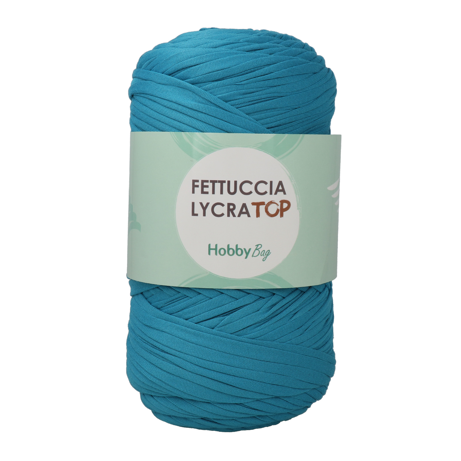 hobbybag t-shirt yarn fettuccia lycra top - smurf (16) - 400gr (105mt) | 1pc
