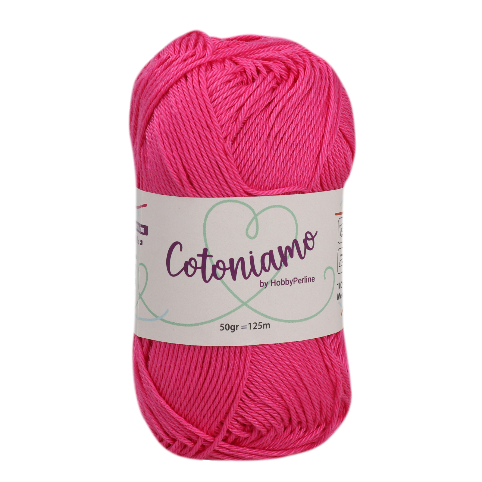 hobbybag cotoniamo - hibiscus (966) - 50gr (125mt) | 1pc