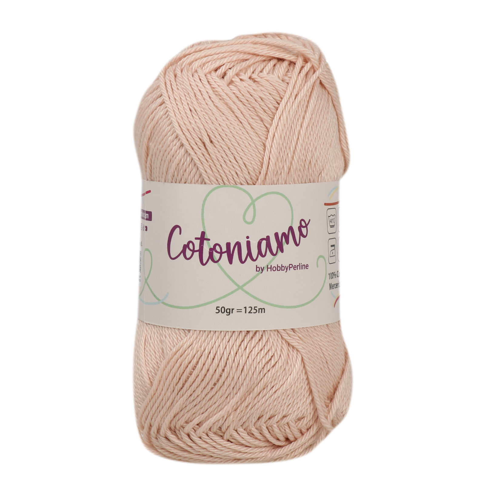 hobbybag cotoniamo - nude (967) - 50gr (125mt) | 1pc