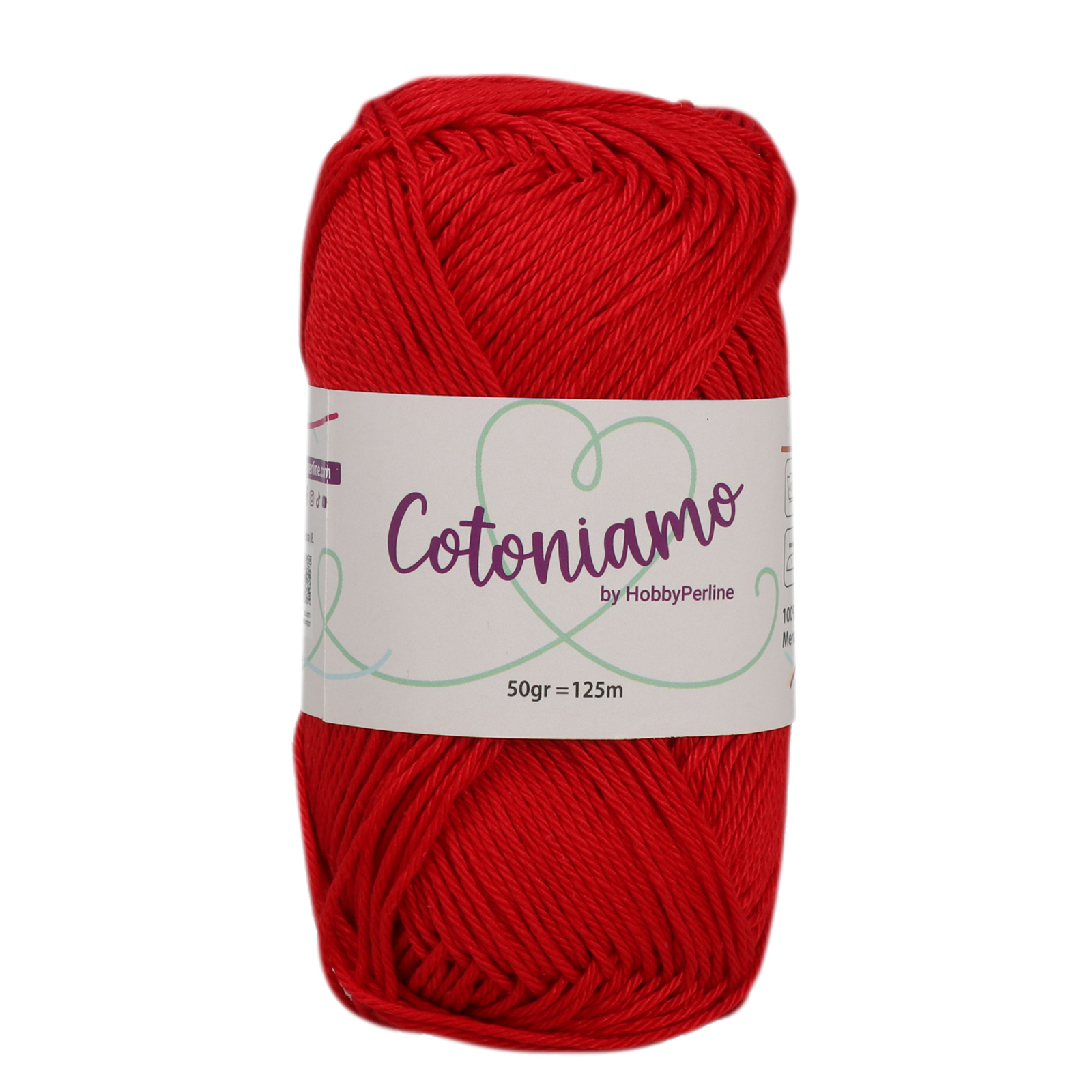 hobbybag cotoniamo - tomato (925) - 50gr (125mt) | 1pc
