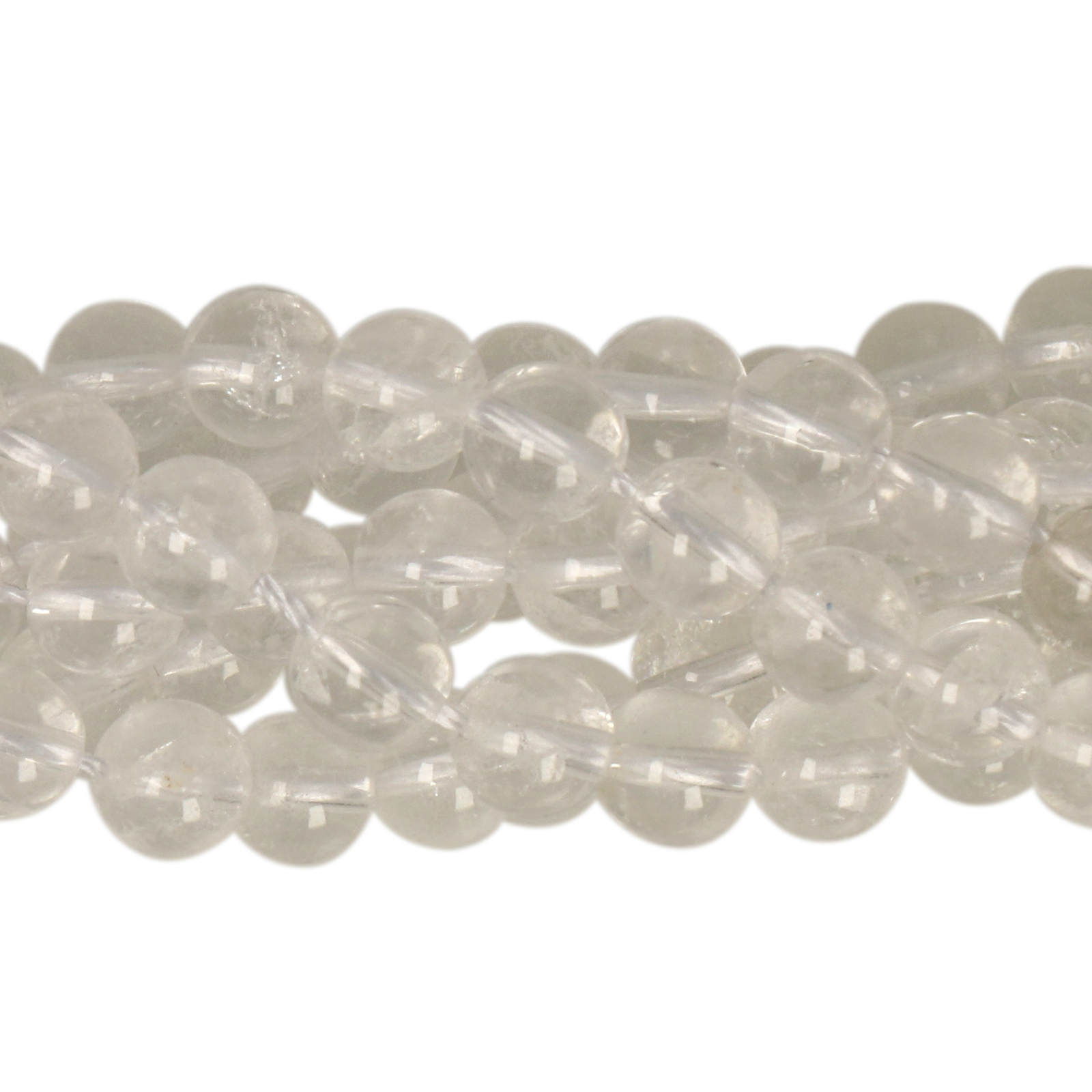 rock crystal ab quality smooth round 6mm | 15pc