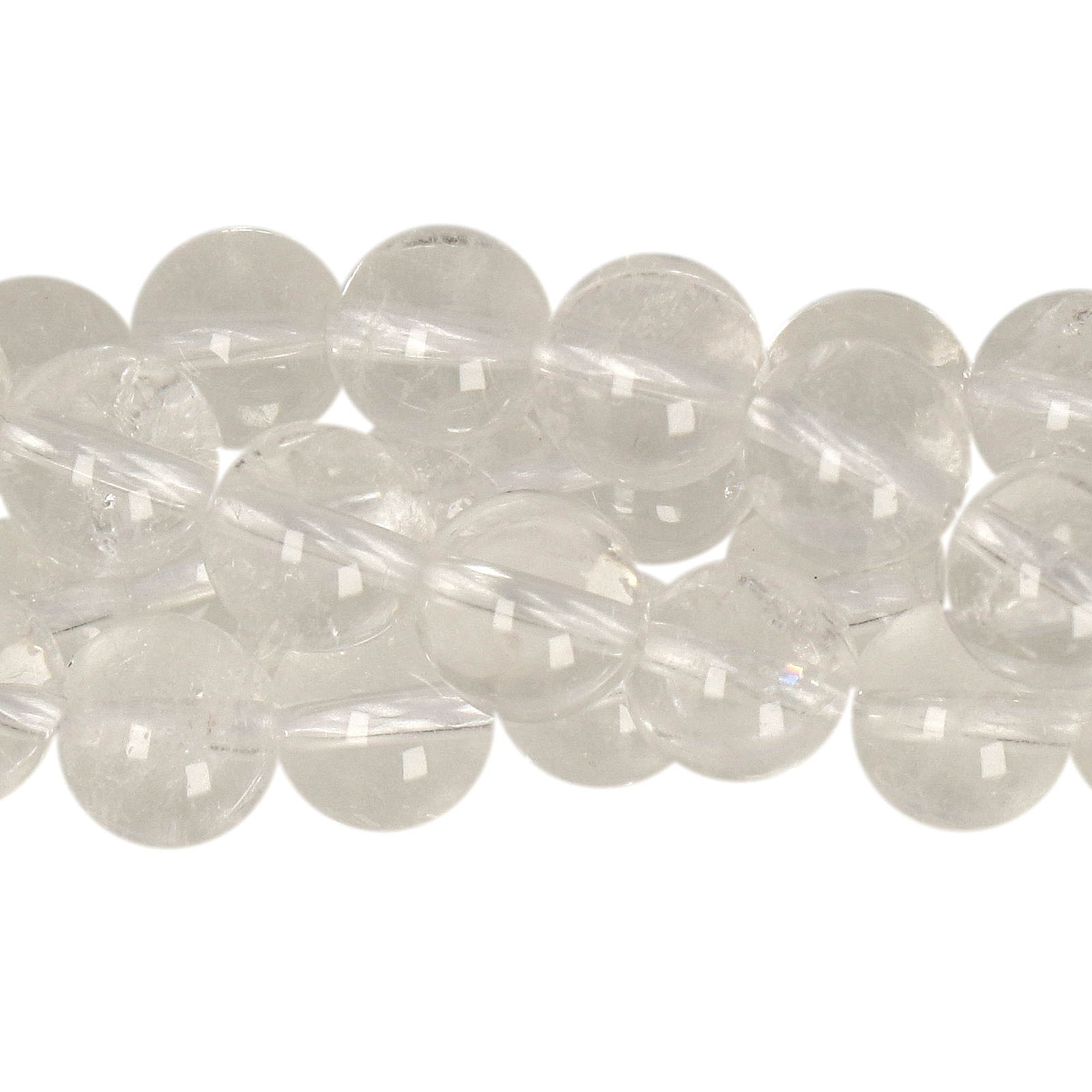 rock crystal ab quality smooth round 8mm | 10pc