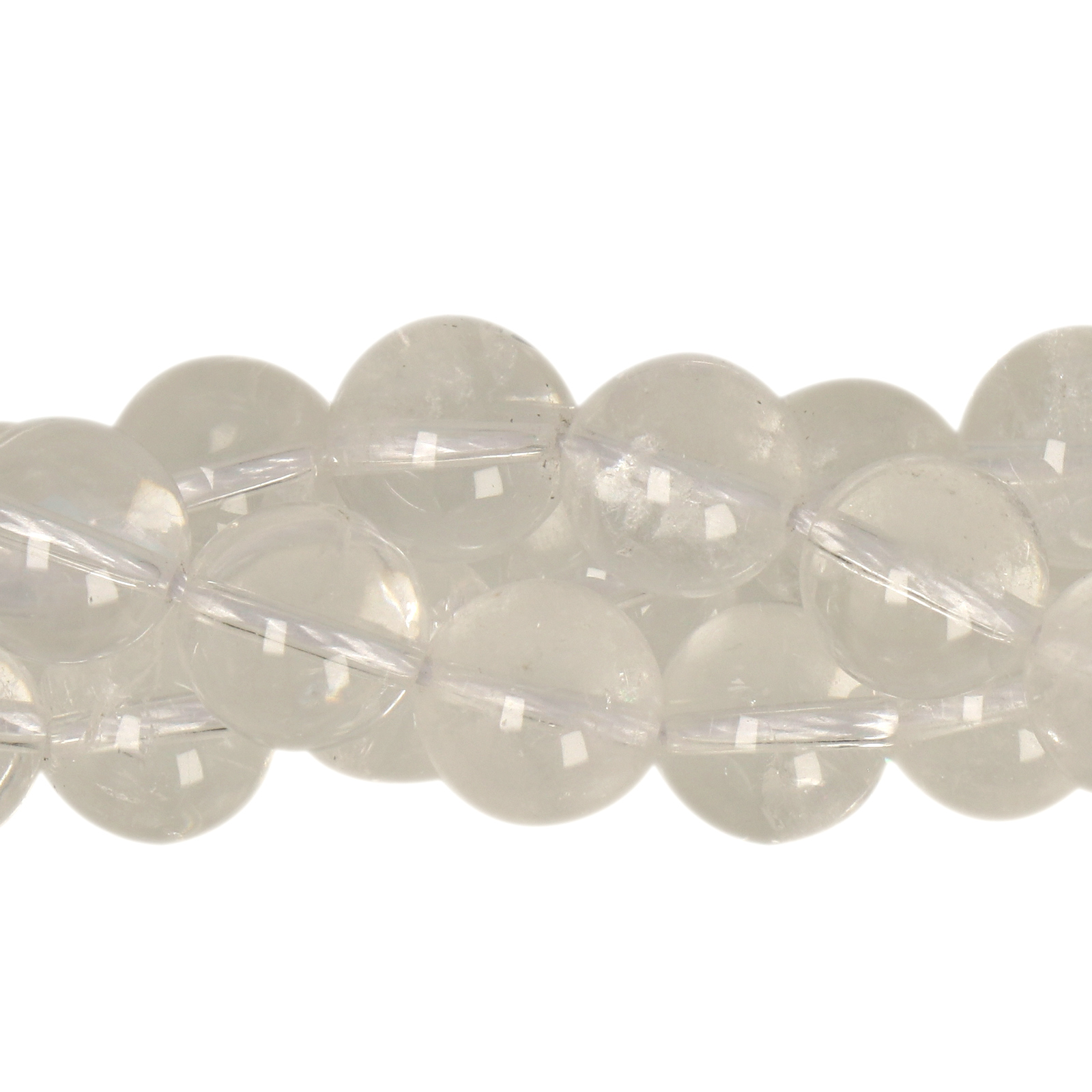rock crystal ab quality smooth round 10mm | 8pc