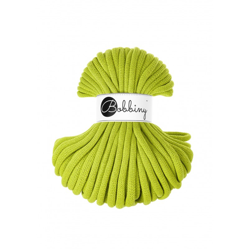 bobbiny jumbo braided cord - dopamine lime 9mm - 30mt | 1pc