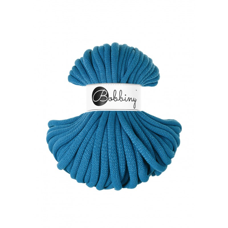 bobbiny jumbo braided cord - dopamine blue 9mm - 30mt | 1pc