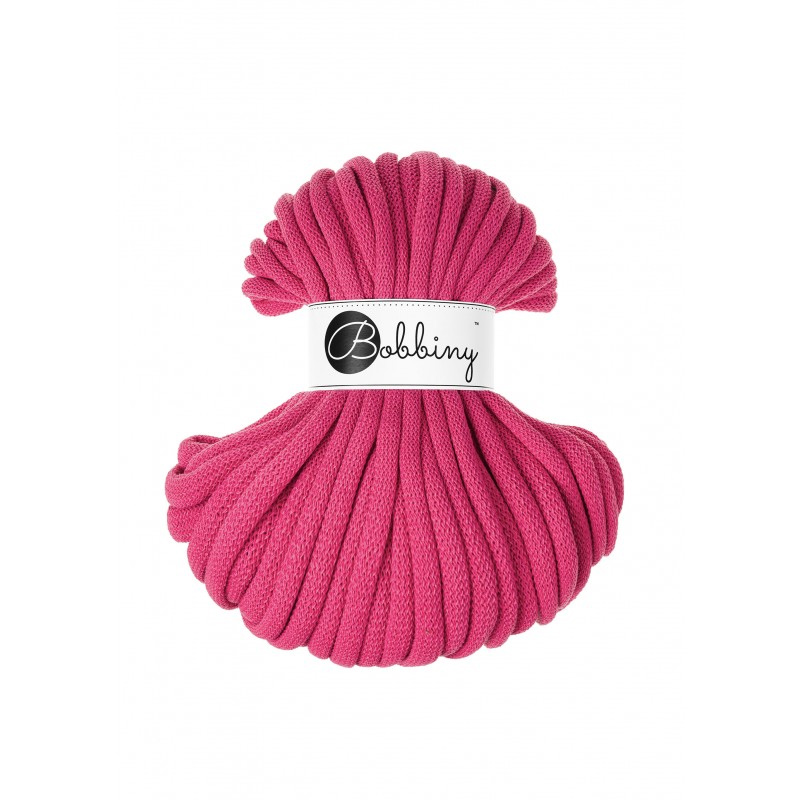 bobbiny jumbo braided cord - dopamine pink 9mm - 30mt | 1pc