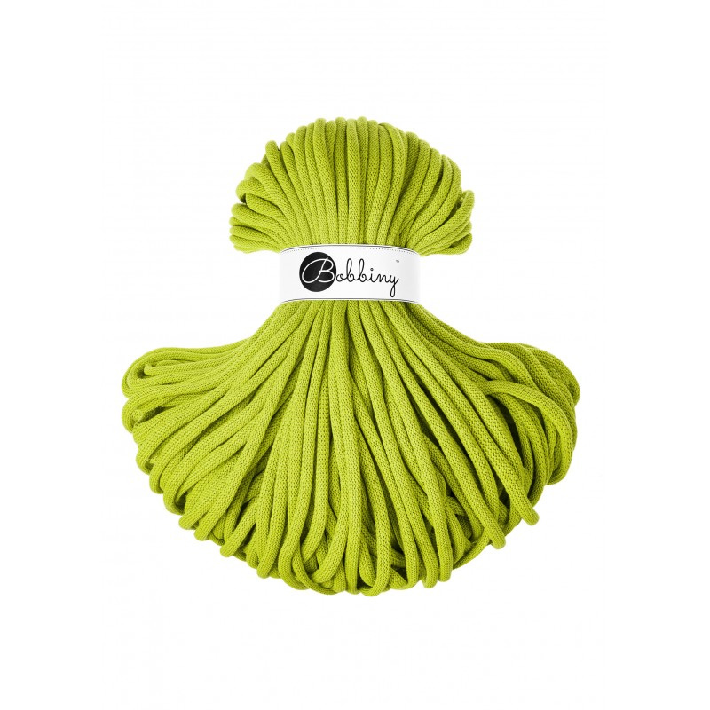 bobbiny jumbo braided cord - dopamine lime 9mm - 100mt | 1pc