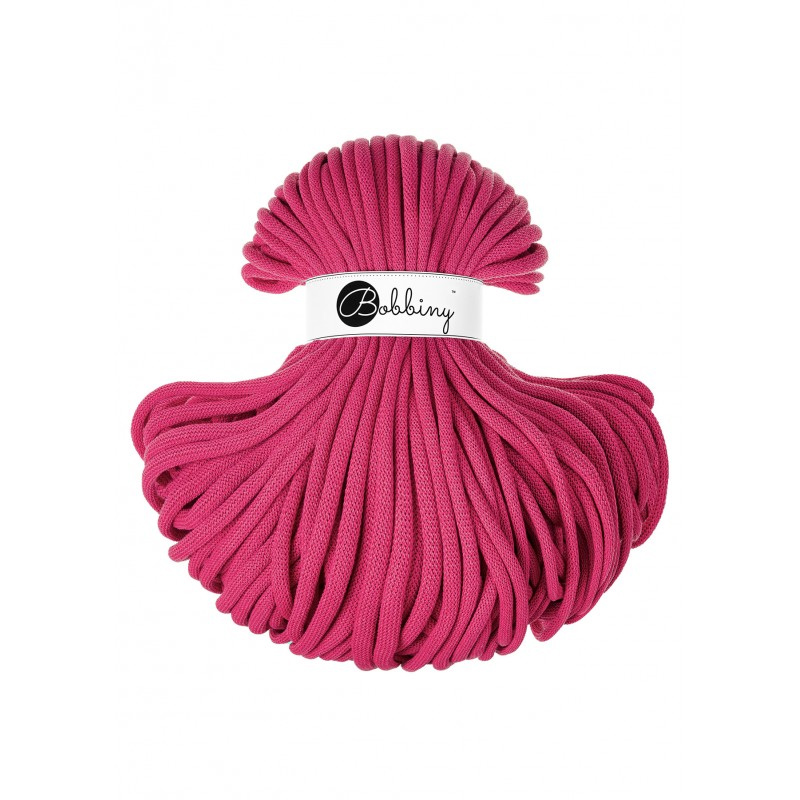 bobbiny jumbo braided cord - dopamine pink 9mm - 100mt | 1pc