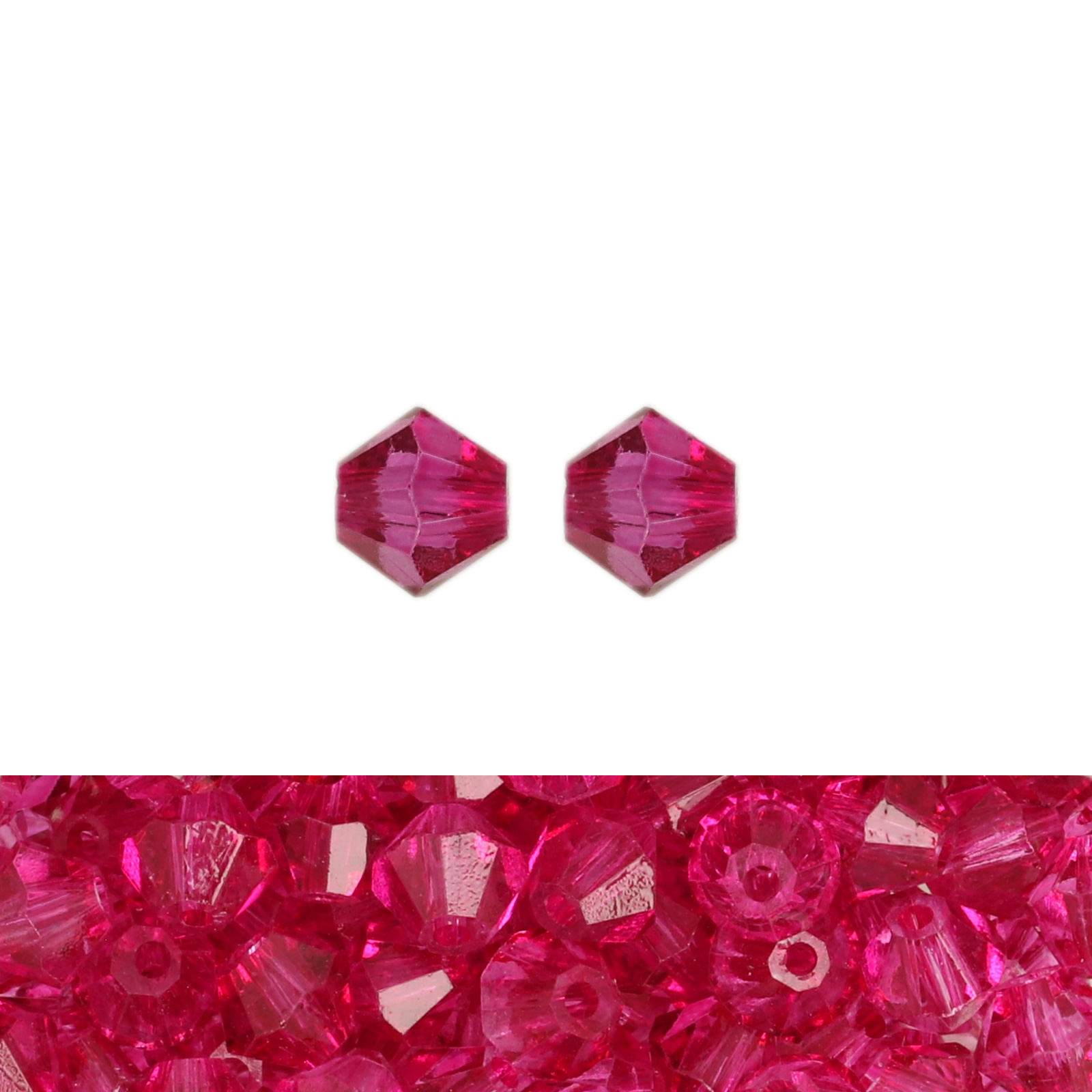 doppelkegel brilliant ruby 4mm | 120st