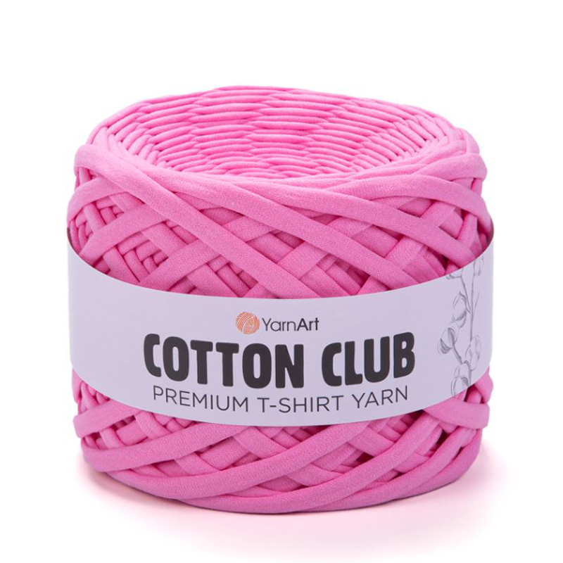 yarnart cotton club - candy pink (7346) - 310gr (110mt) | 1pc