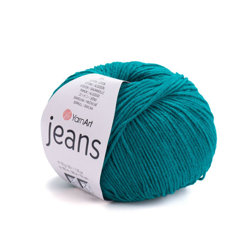 yarnart jeans - teal (63) - 50gr (160mt) | 1pc