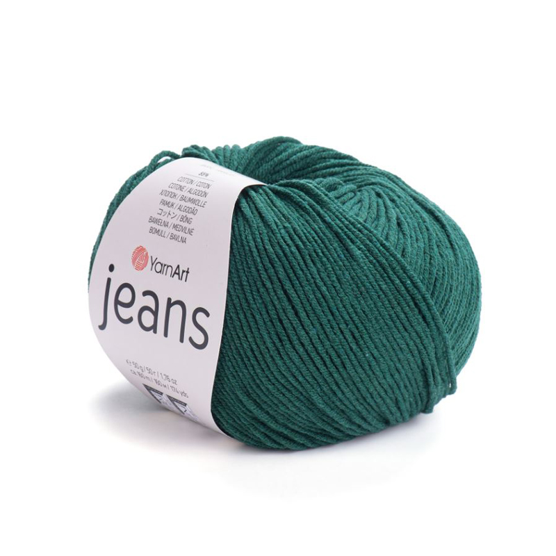 yarnart jeans - waldgrün (92) - 50gr (160mt) | 1st
