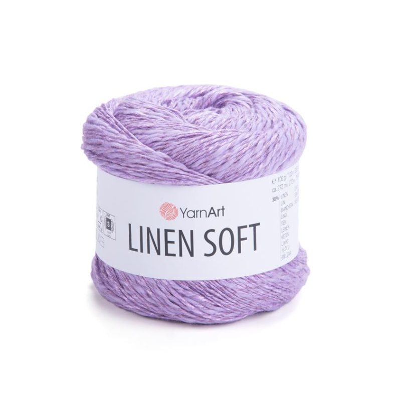 yarnart linen soft - wisteria (7325) - 100gr (272mt) | 1pc
