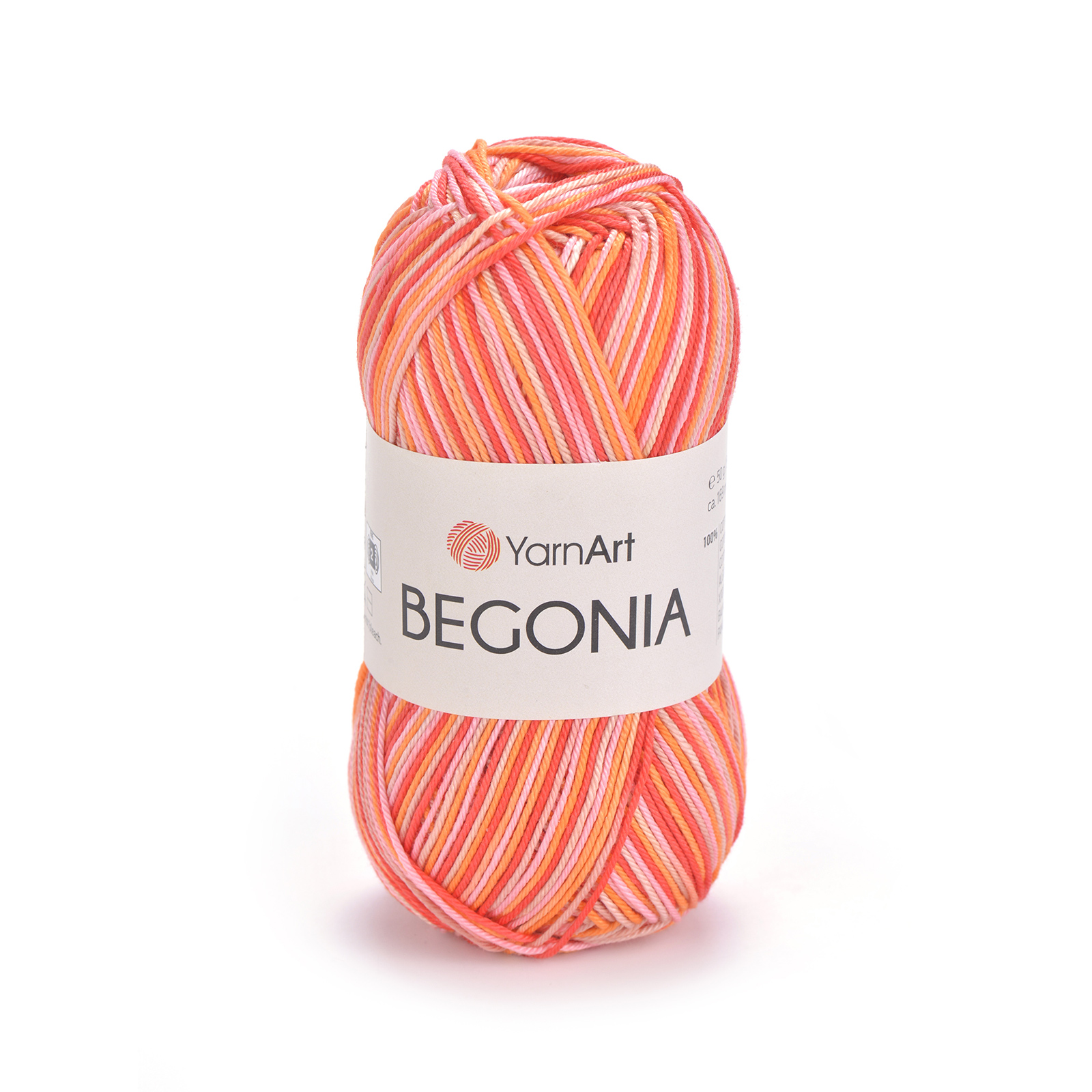 yarnart begonia melange - vitamin (507) - 50gr (169mt) | 1pc