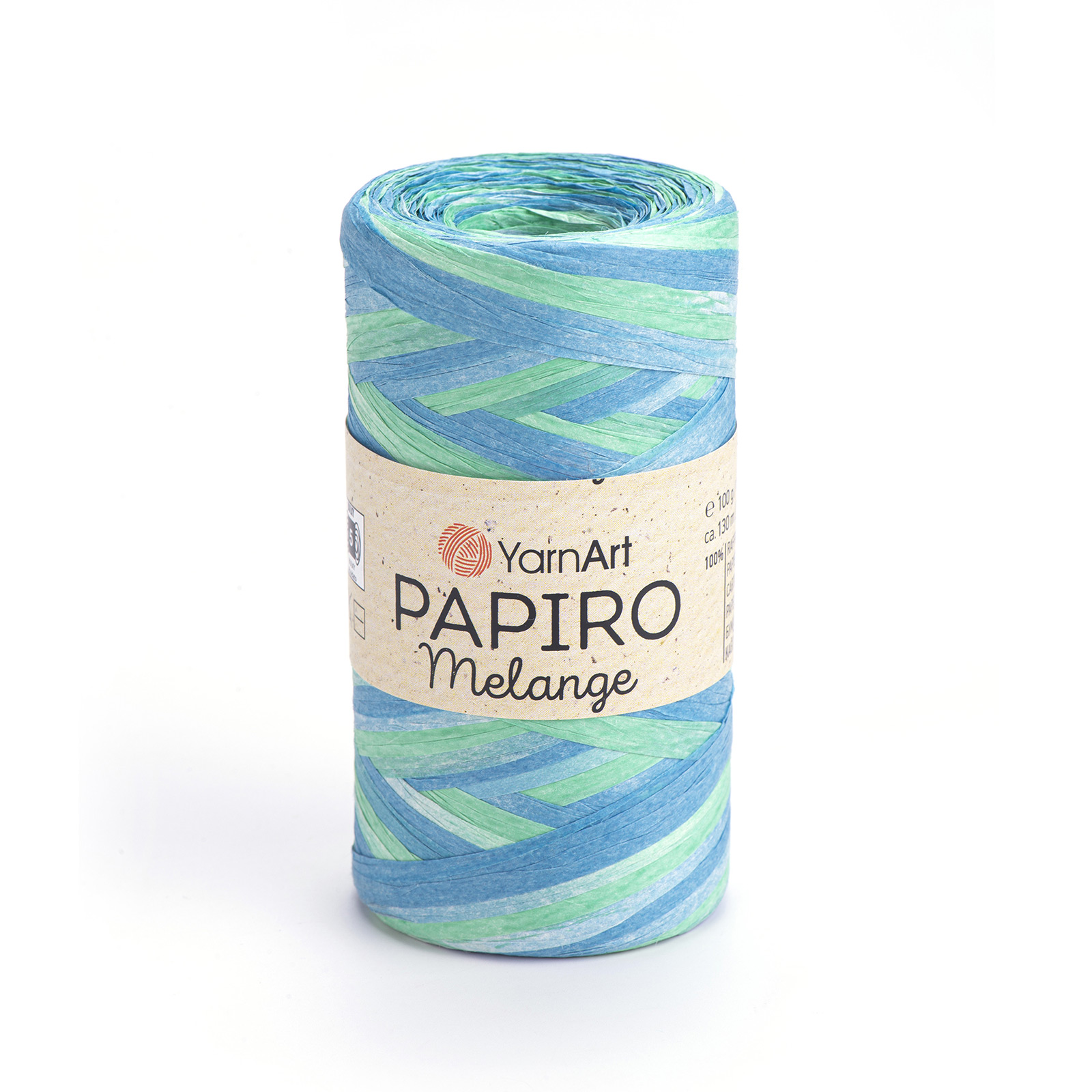 yarnart papiro melange - wave (2303) - 90gr (130mt) | 1pc