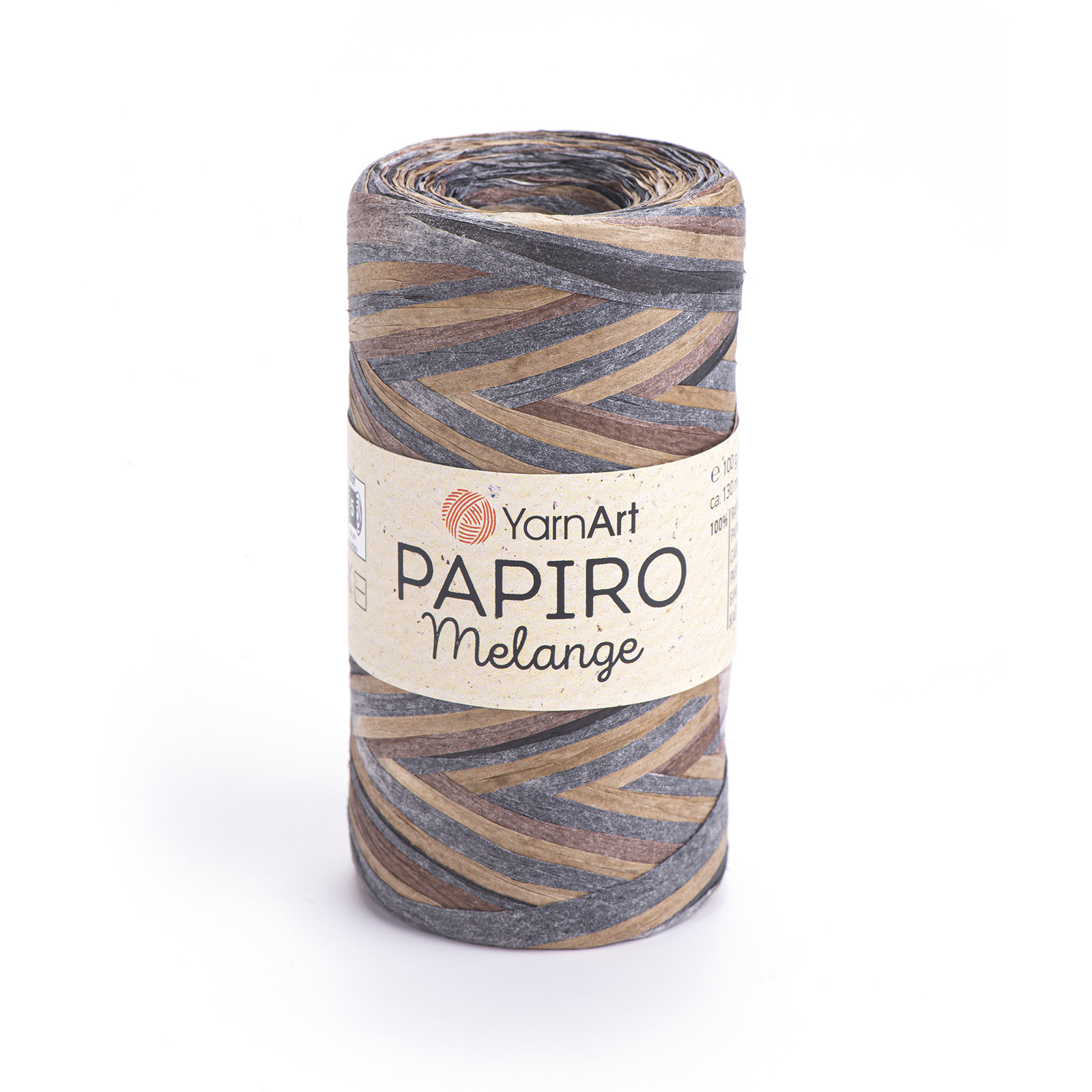 yarnart papiro melange - brown sugar (2309) - 90gr (130mt) | 1pc