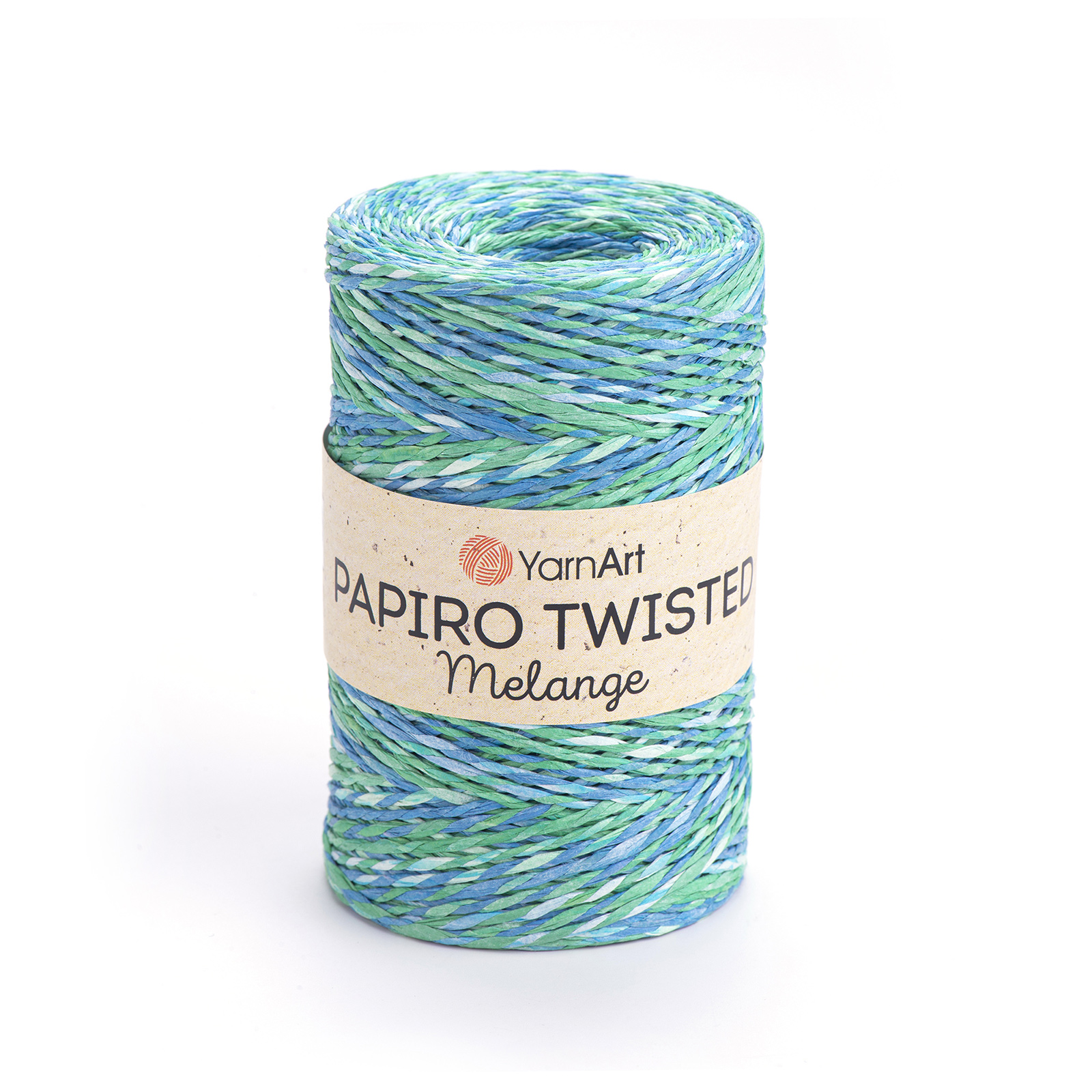 yarnart papiro twisted melange - wave (2303) - 100gr (170mt) | 1pc