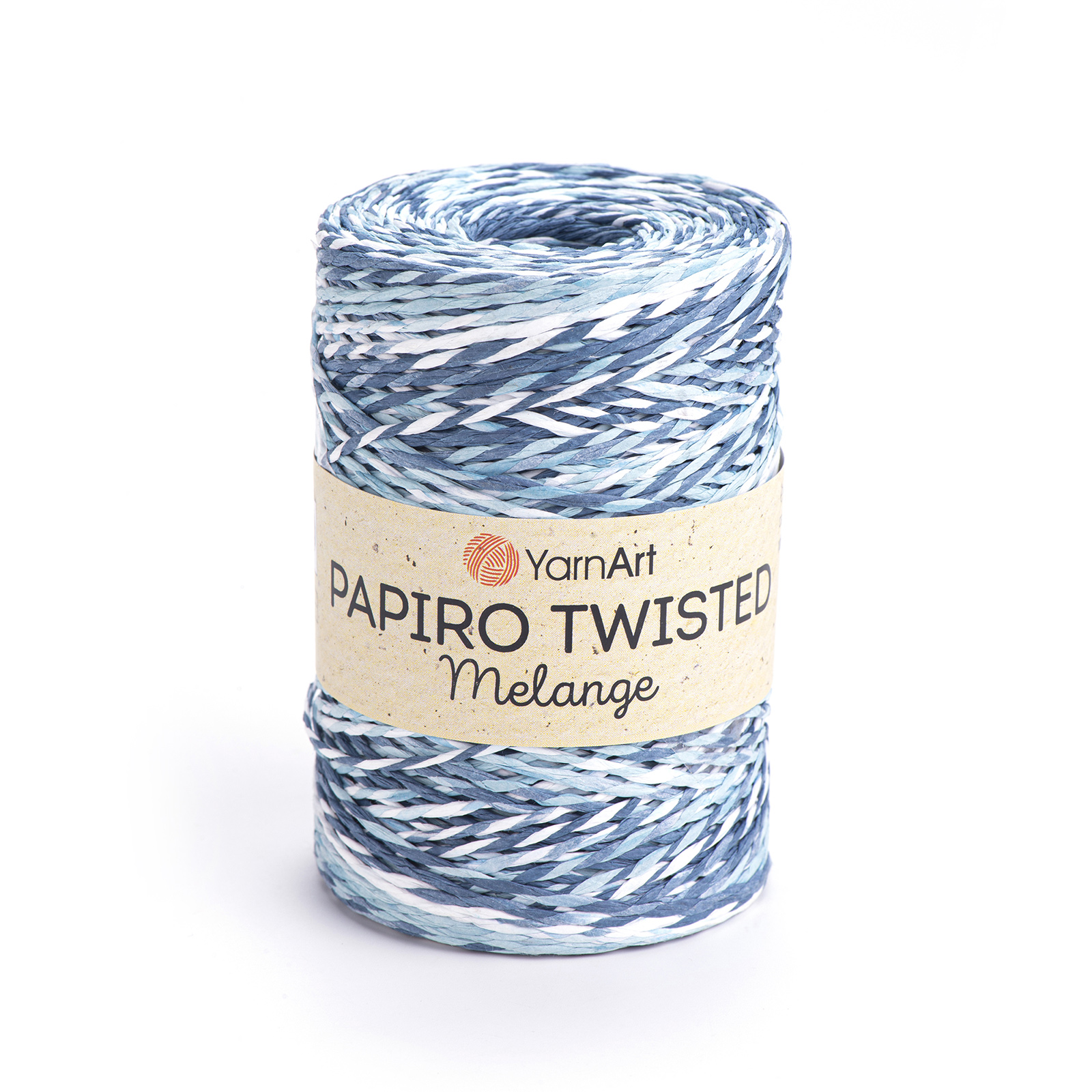 yarnart papiro twisted melange - ägäis (2311) - 100gr (170mt) | 1st