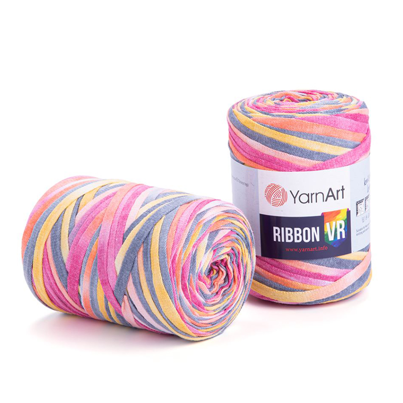 yarnart ribbon vr - retro pulse (913) - 250gr (125mt) | 1pc