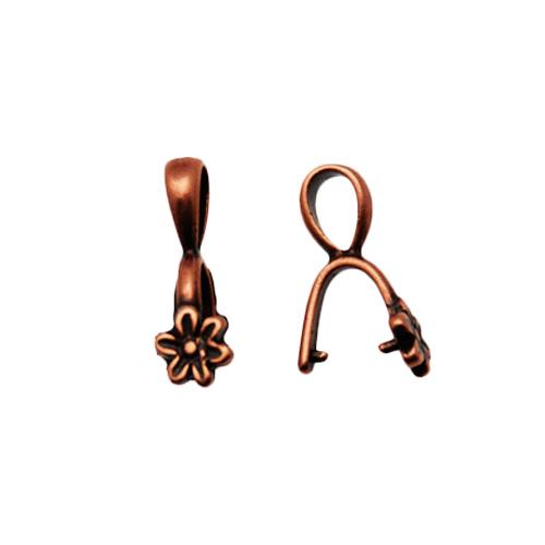 antique copper plated bail 16x5mm | 1pc