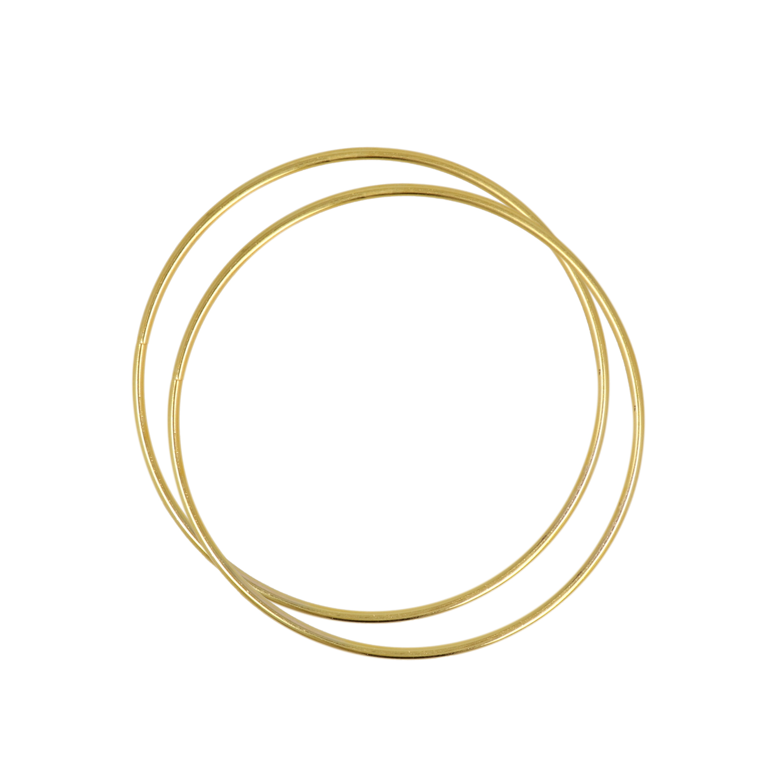 metal hoops for covering bags - gold 10cm - thickness 2,8mm | 2pc