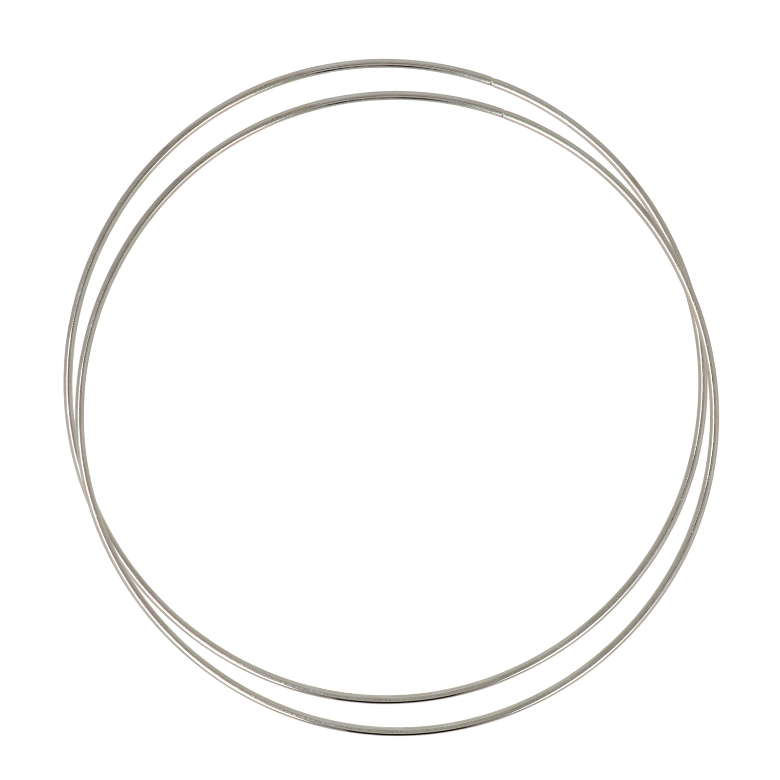metallringe zum überziehen von taschen - silver 20cm - stärke 2,8mm | 2st