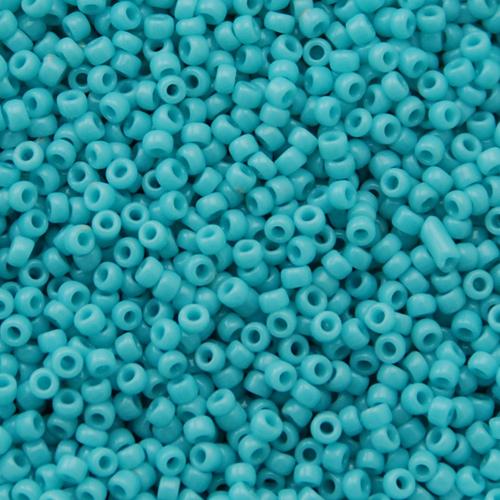 rocaille toho seed beads 15/0 - opaque turquoise (55) | 10gr