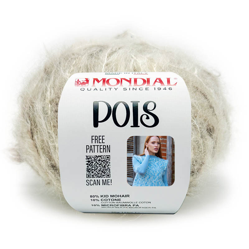 pois mondial - cream/taupe (794) - 50gr (125mt) | 1pc