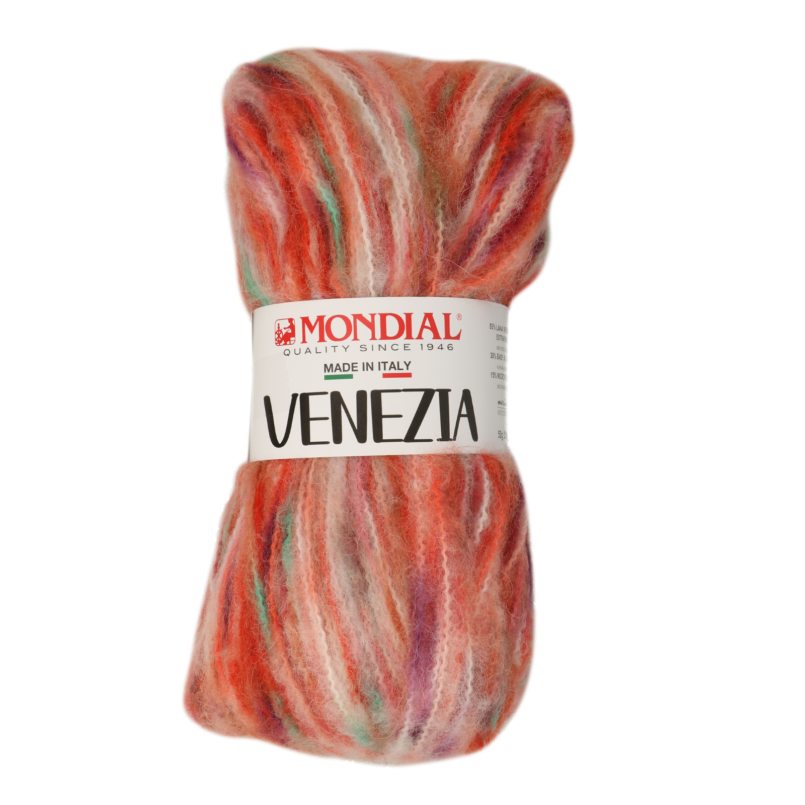 venezia mondial - red/brick/turquoise (443) - 50gr (210mt) | 1pc