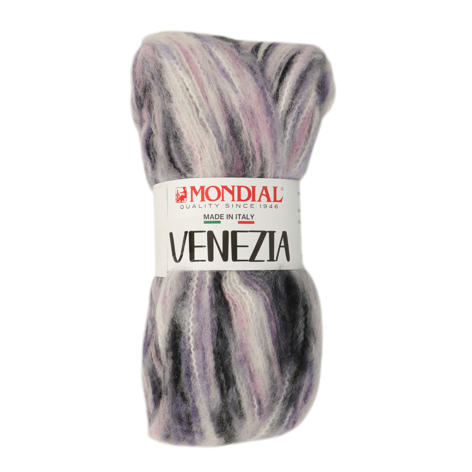 venezia mondial - grau/schwarz/altrosa (447) - 50gr (210mt) | 1st