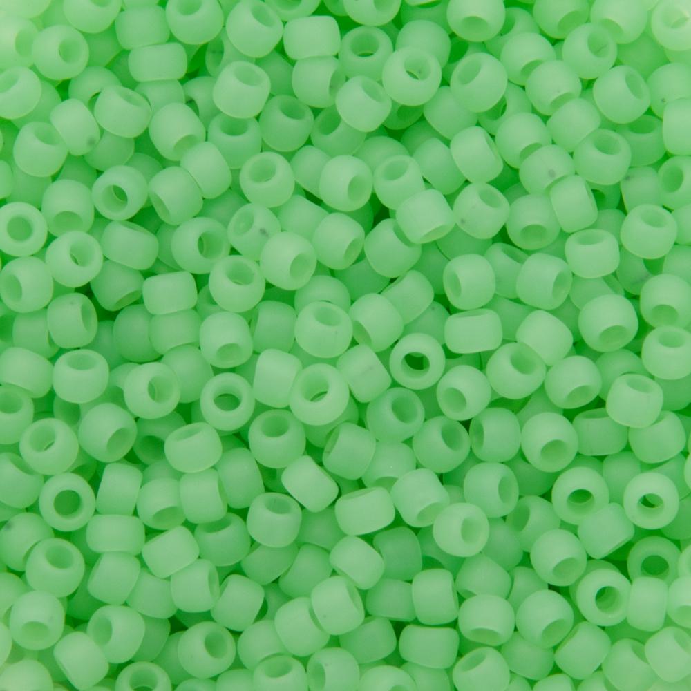rocaille toho seed beads 8/0 ceylon frosted celery (144f) | 10gr