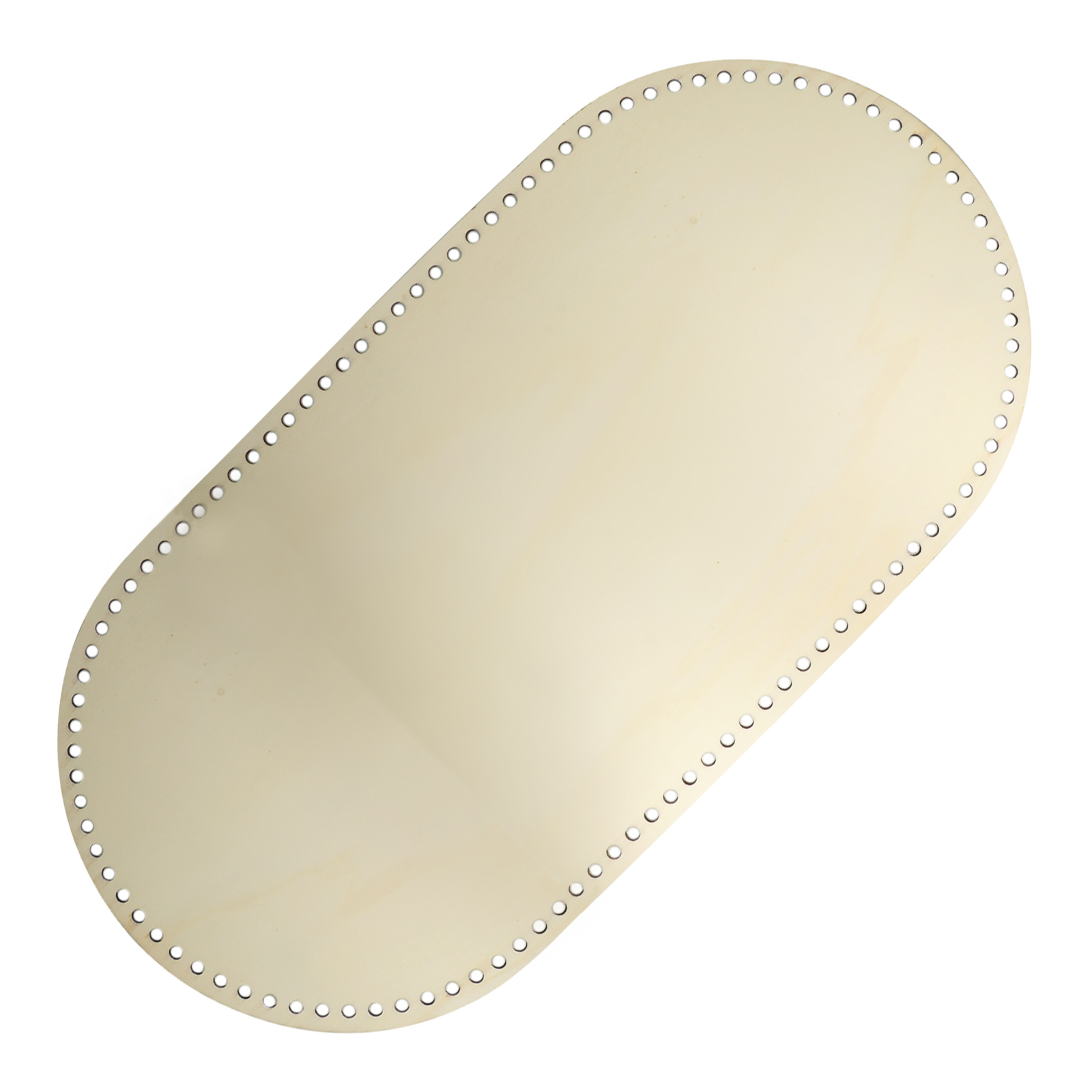 wood bottom for moses basket oval 80x40cm - hole 1cm | 1pc