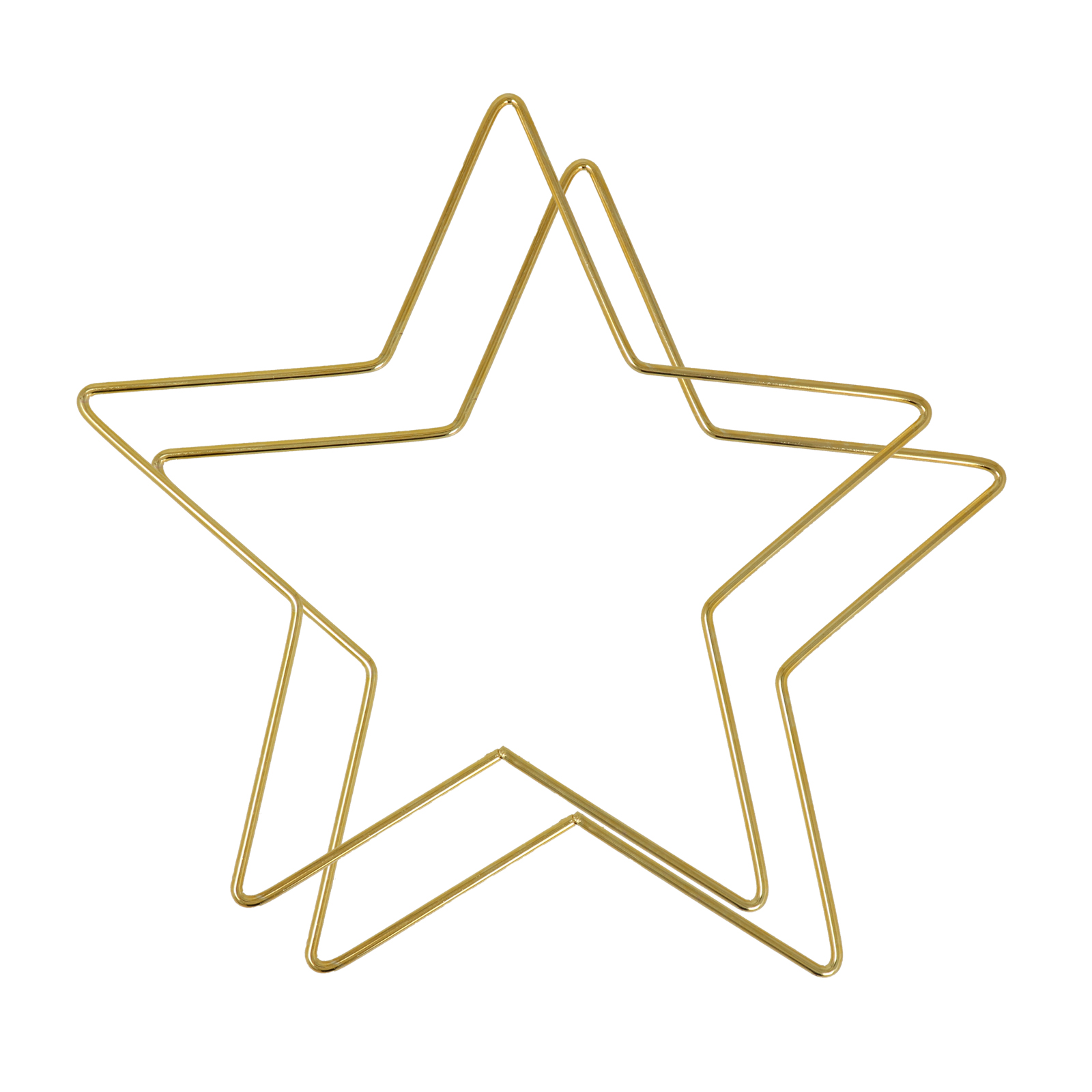 metal hoops for covering bags - star gold 20cm - thickness 3,0mm | 2pc