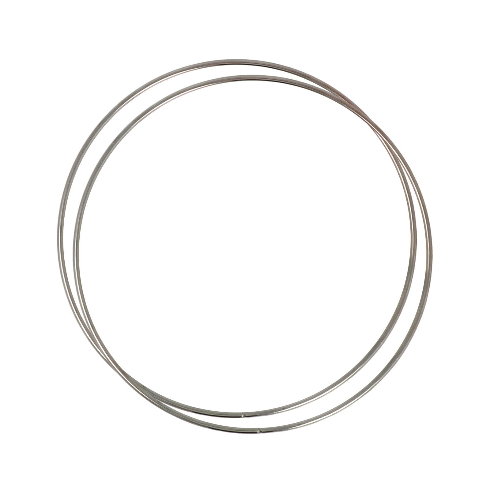 metallringe zum überziehen von taschen - silver 15cm - stärke 2,8mm | 2st