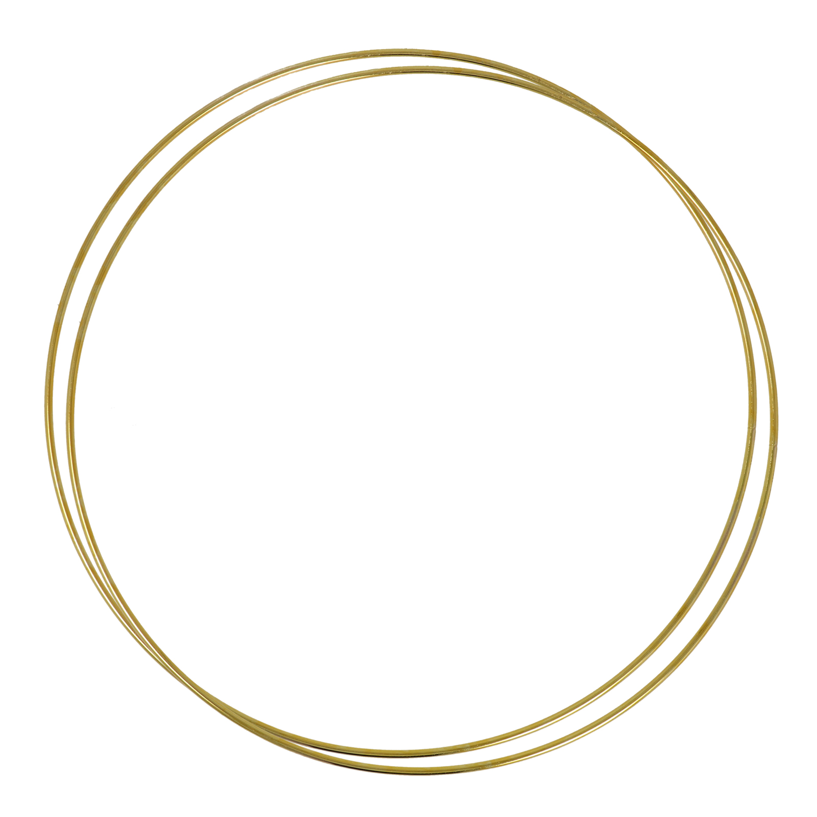 metallringe zum überziehen von taschen - gold 25cm - stärke 3,0mm | 2st