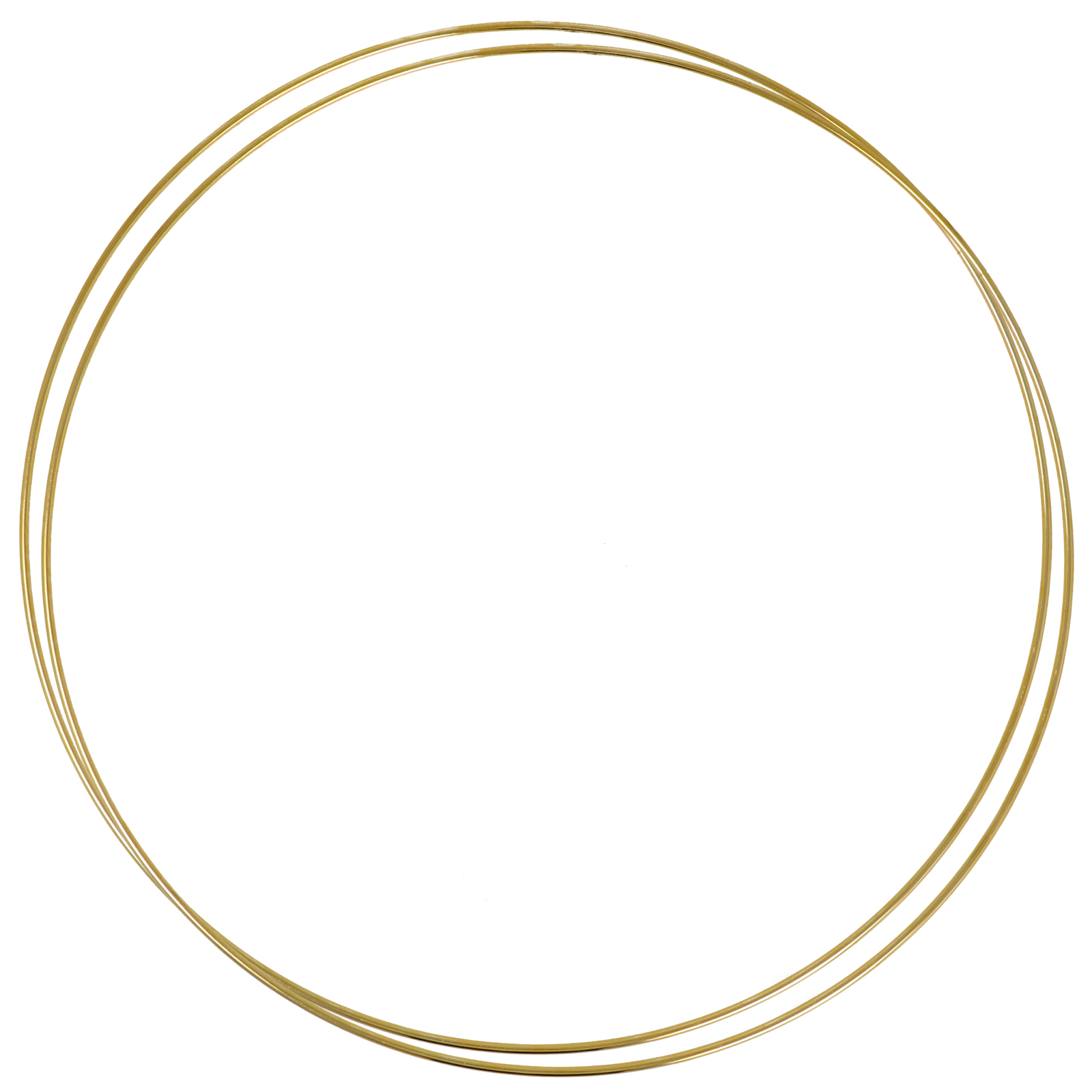 metal hoops for covering bags - gold 30cm - thickness 3,0mm | 2pc