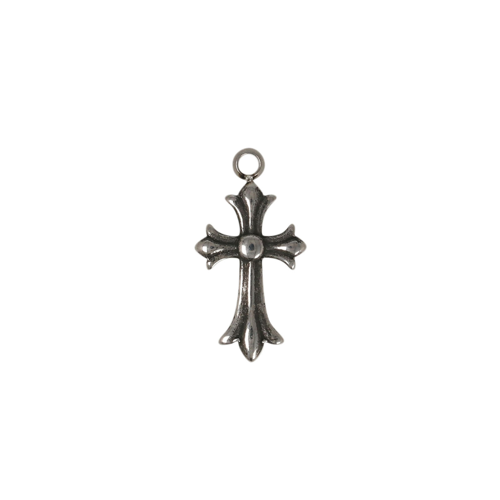 antique stainless steel gothic cross charm 14x8mm | 1pc