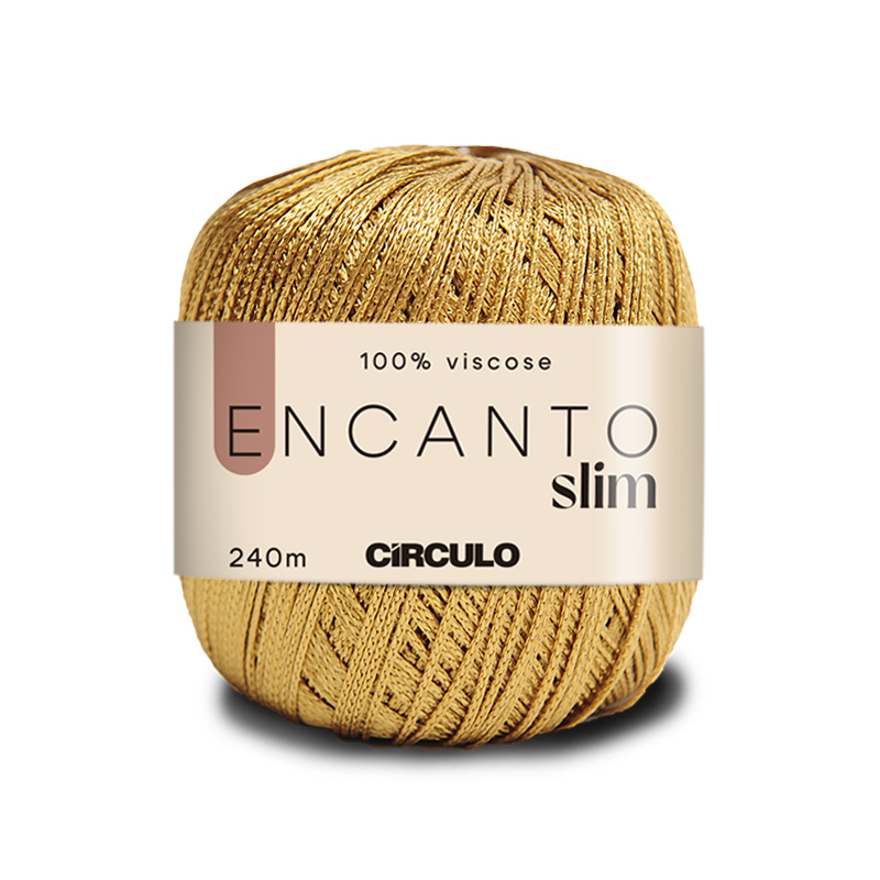 circulo encanto slim - gold (7577) - 100gr (240mt) | 1pc