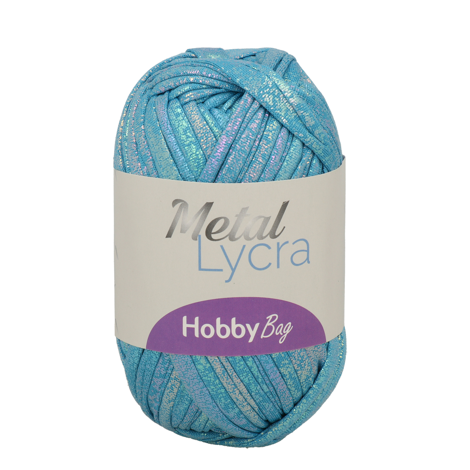 hobbybag metal lycra - turquoise iris - 100gr (45mt) | 1pc
