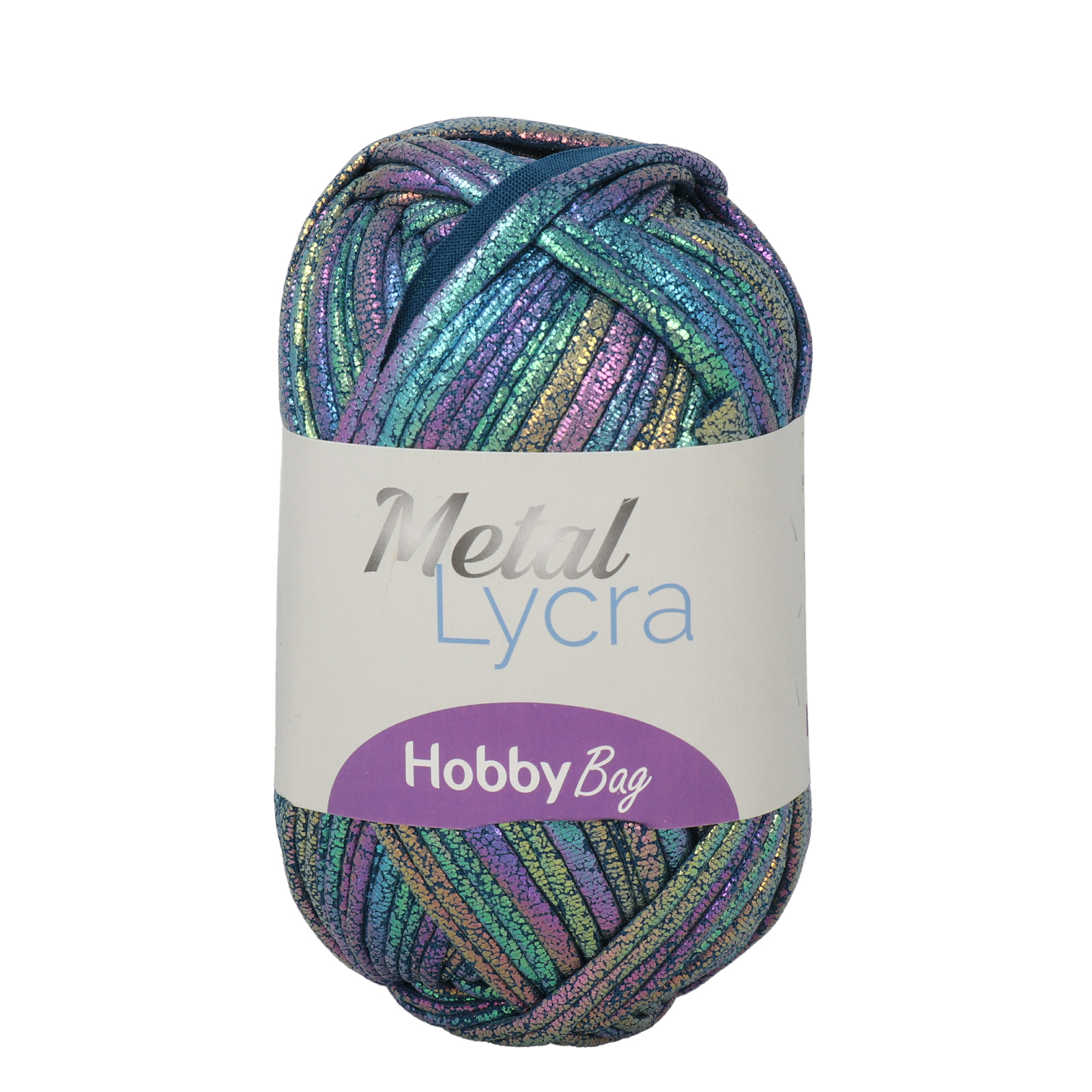 hobbybag metal lycra - blue iris - 100gr (45mt) | 1pc