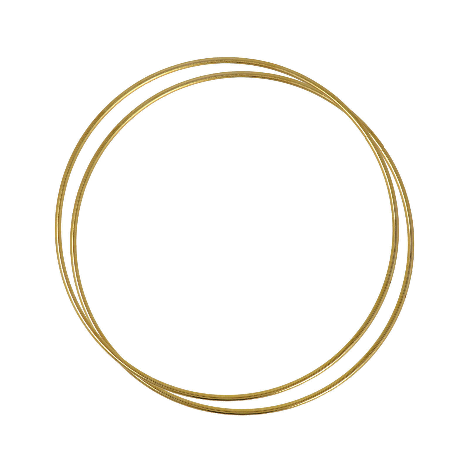 metal hoops for covering bags - gold 15cm - thickness 2,8mm | 2pc