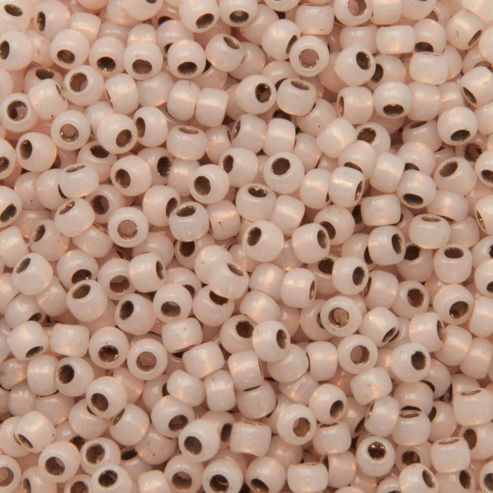 saatperlen toho 8/0 copper lined alabaster (741) | 10gr