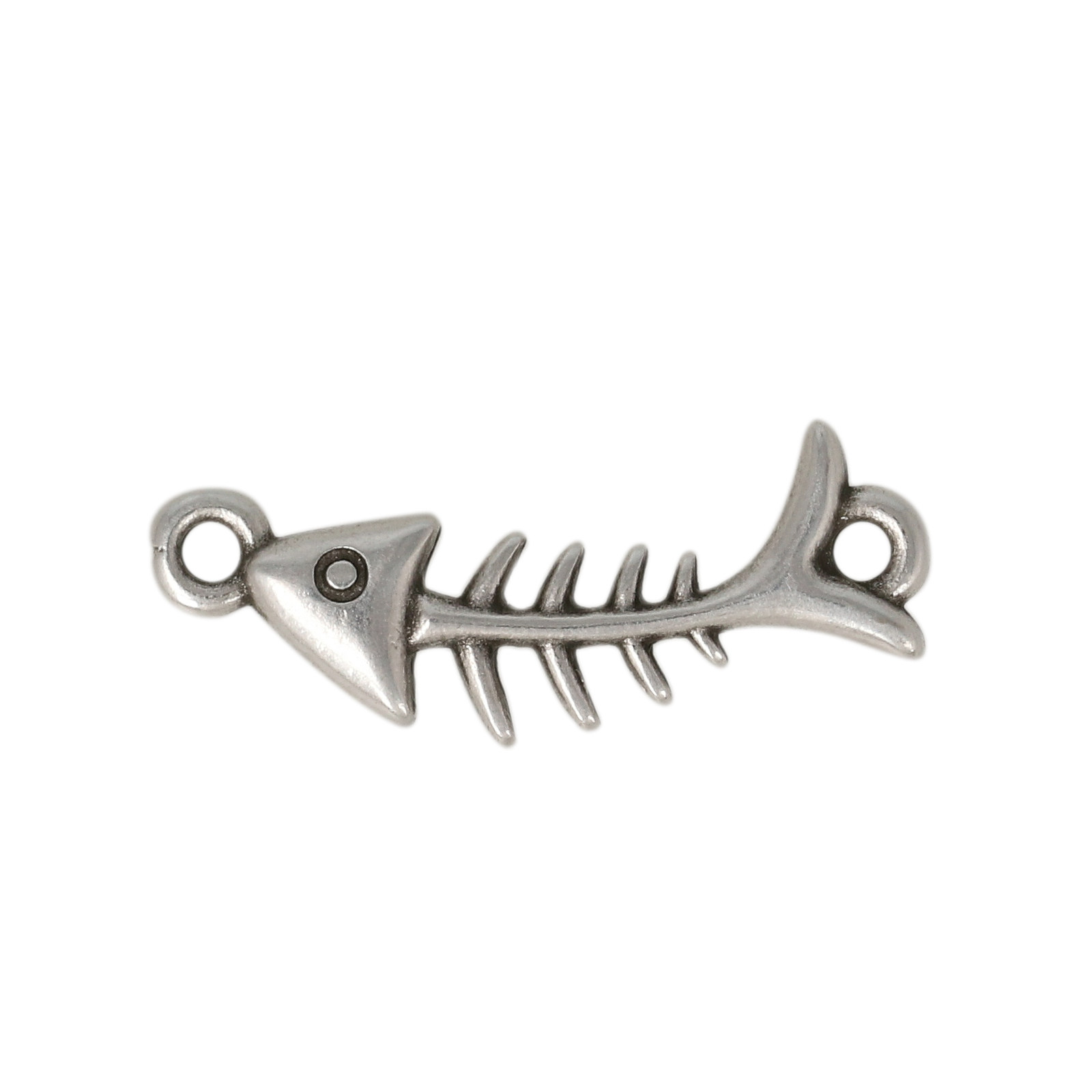 zwischenteil fischgräte antik versilbert 22x8mm | 2st