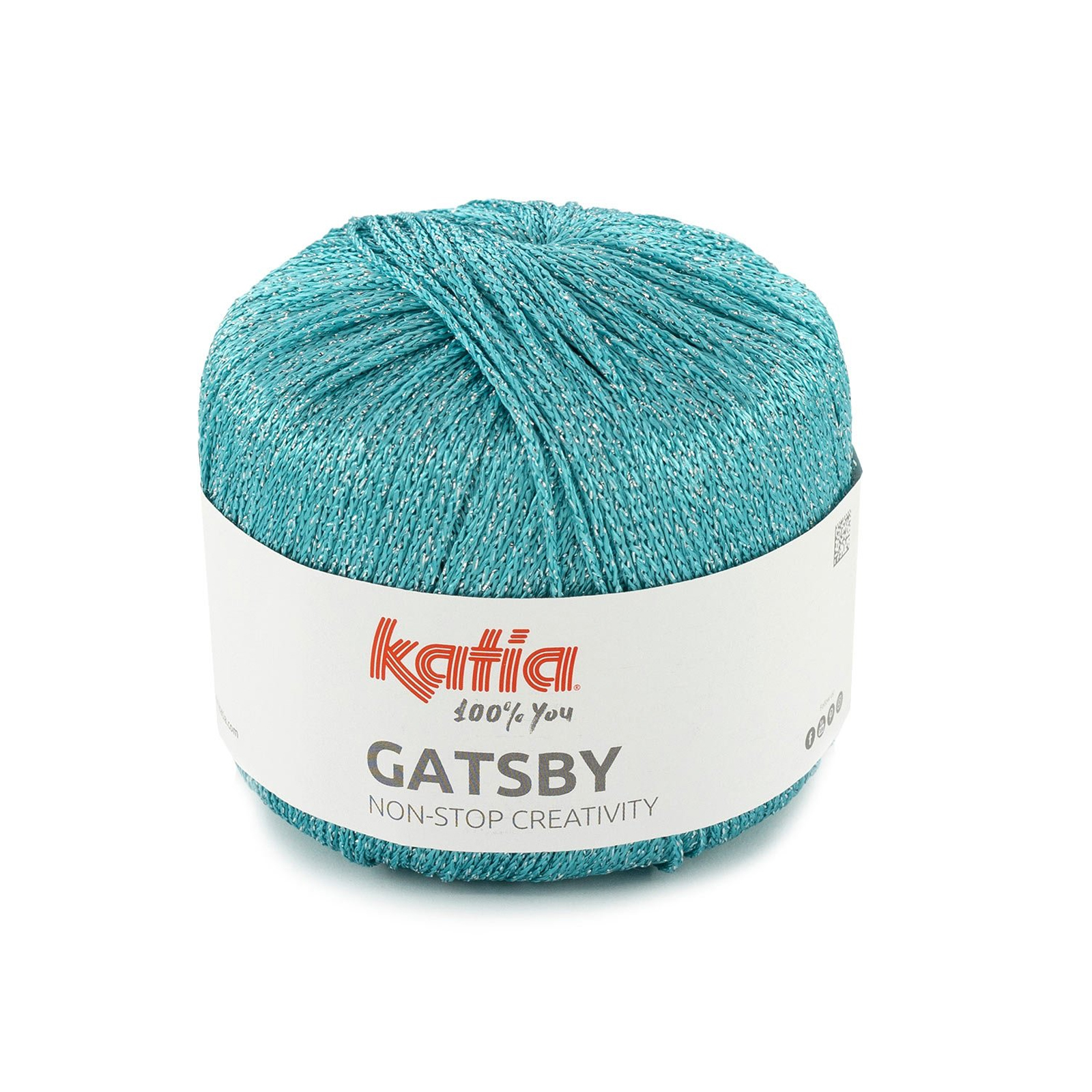 katia gatsby - cyan/silver (60) - 50gr (118mt) | 1pc