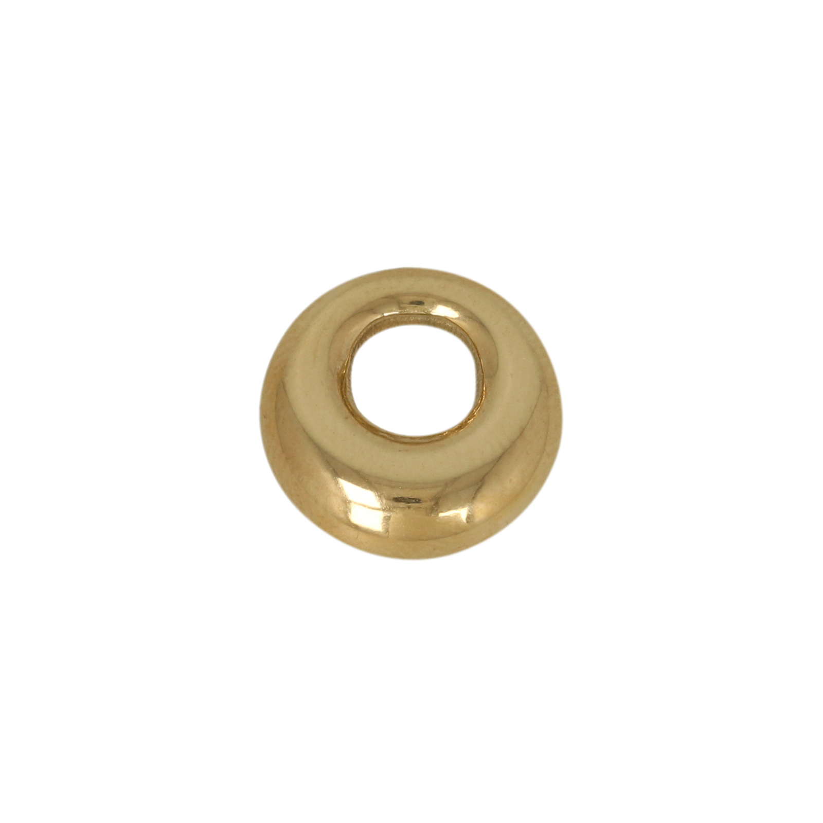 anhänger donut vergoldet edelsthal 13mm | 1st