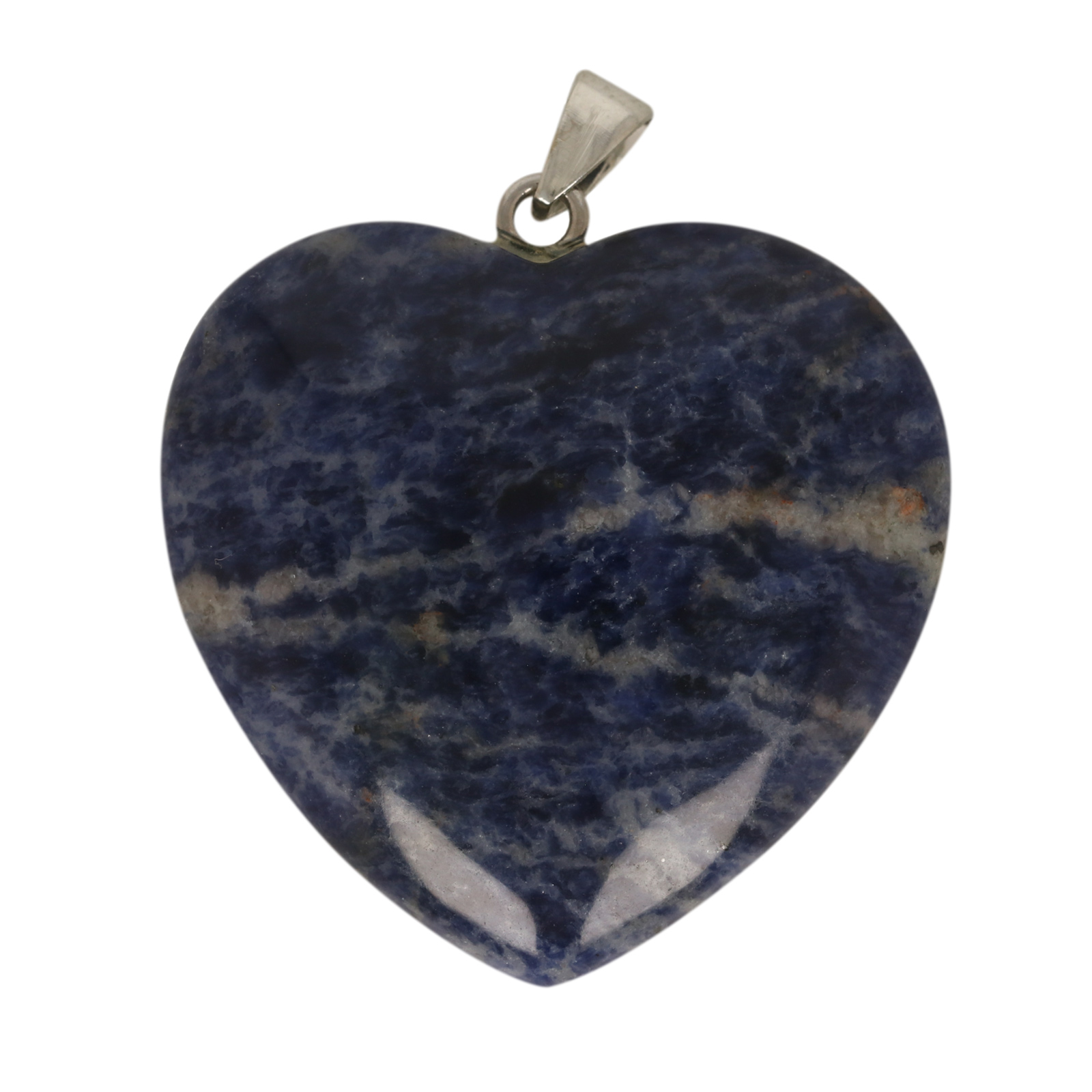 anhänger sodalite glatt herz 40mm | 1st